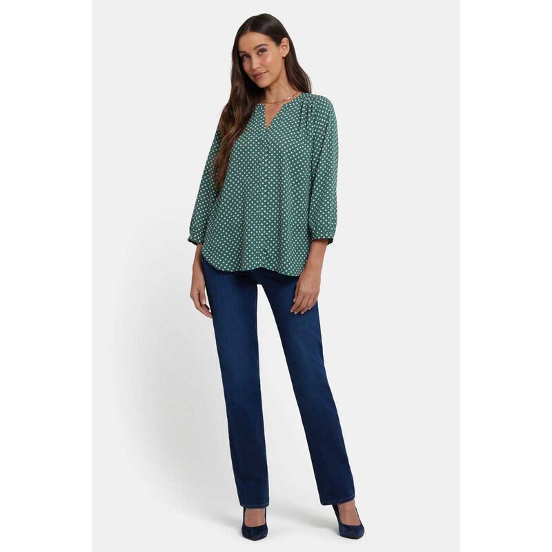 NYDJ Pintuck Blouse image number 3